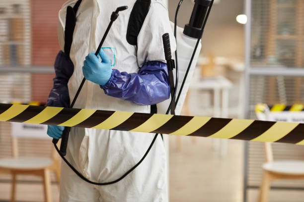Professional Biohazard Cleanup technician working in Sharpsburg, GA